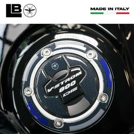 Pegatina 3D protector tapa depósito moto compatible con Suzuki V-Strom 800DE
