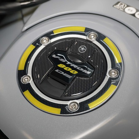 Pegatina 3D protector tapa depósito moto compatible con Suzuki V-Strom 800DE