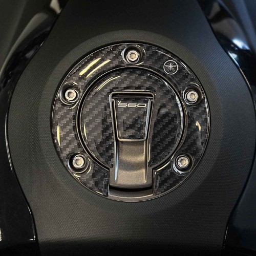 Adesivo 3D Protezione tappo serbatoio scooter compatibile con Yamaha Tmax 2022-5