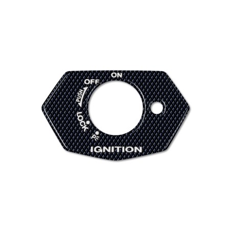 Adesivo 3D Protezione zona accensione moto compatibile con Suzuki V-Strom 800DE