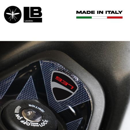 Adesivo 3D Protezione Zona Chiave Compatibile con Moto Ducati Monster 937 2021