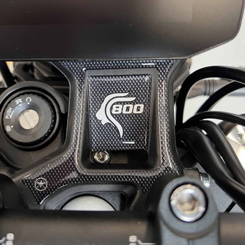 Adesivo 3D Protezione zona chiave moto compatibile con Benelli Leoncino 800