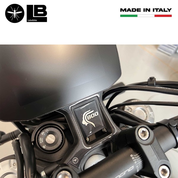 Adesivo 3D Protezione zona chiave moto compatibile con Benelli Leoncino 800