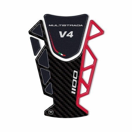 Pegatina 3D para la puerta del depósito compatible con Ducati Multistrada V4 2021-2025