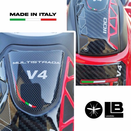 Adesivo 3D Sportello Serbatoio compatibile con Ducati Multistrada V4 2021-2025