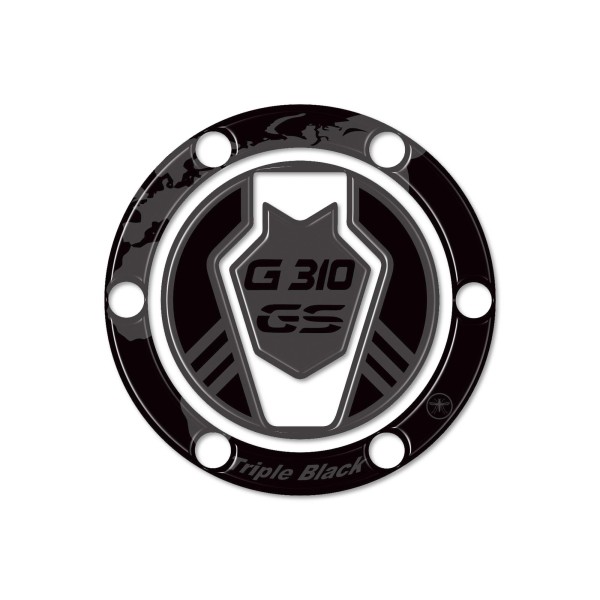 3D fuel cap sticker compatible with BMW G 310 GS Triple Black 2017-2023