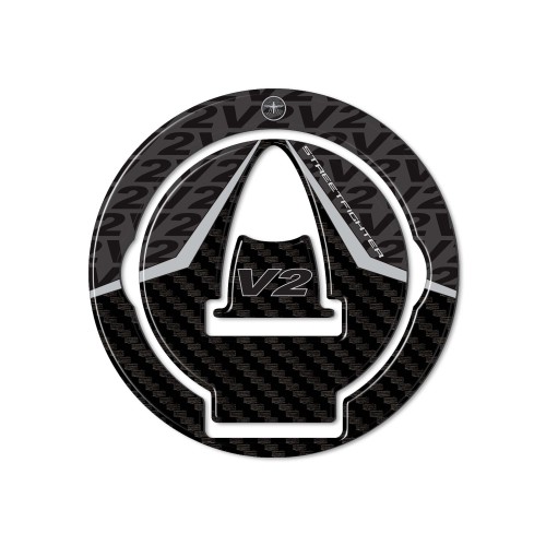 Adesivo 3D Tappo Serbatoio compatibile con Ducati Streetfighter V2 2022-2024 2