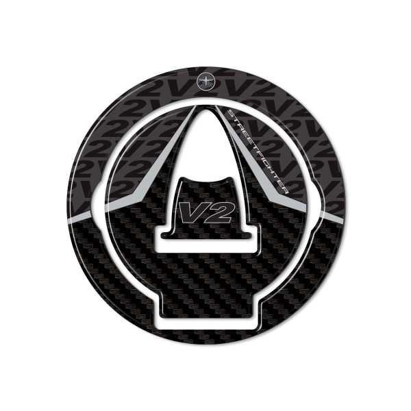 Adesivo 3D Tappo Serbatoio compatibile con Ducati Streetfighter V2 2022-2024