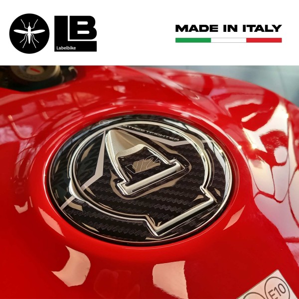 Adesivo 3D Tappo Serbatoio compatibile con Ducati Streetfighter V2 2022-2024