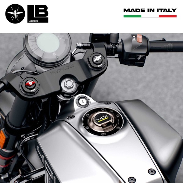 Adesivo 3D tappo serbatoio compatibile con Husqvarna Svartpilen e Vitpilen 401