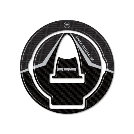 Autocollant 3D pour bouchon de réservoir compatible avec les motos Ducati Panigale 899 2013 - 2015