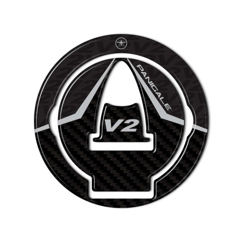 Adesivo 3D Tappo Serbatoio compatibile con moto Ducati Panigale V2 2020-2024 2