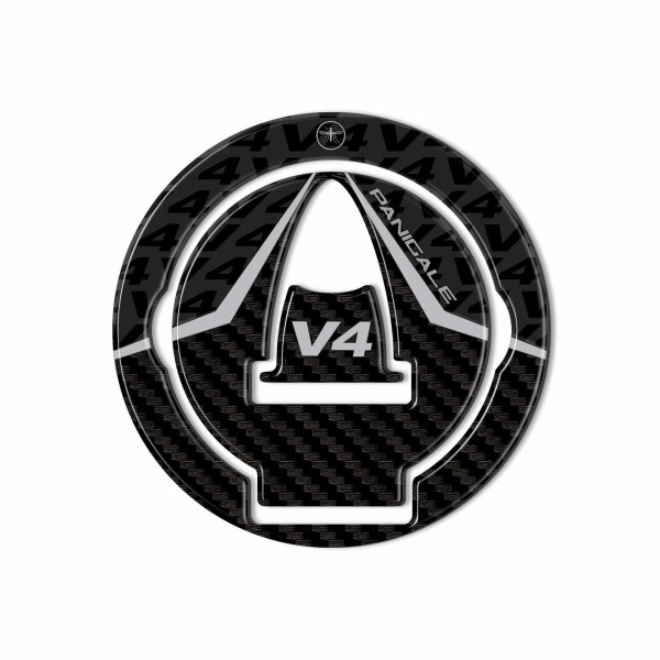 Adesivo 3D Tappo Serbatoio compatibile con moto Ducati Panigale V4 2018-2024