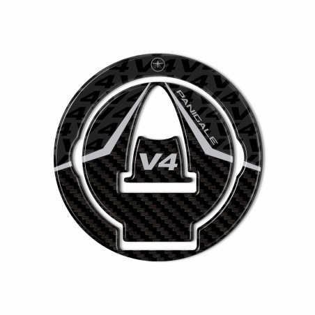 Autocollant 3D pour bouchon de réservoir compatible avec les motos Ducati Panigale V4 2018-2024
