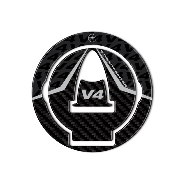 3D Tankdeckel Aufkleber kompatibel mit Ducati Streetfighter V4 Motorrad 2020-25
