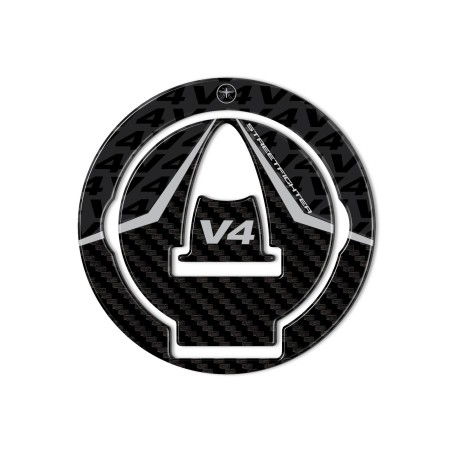 3D Tank Cap Sticker compatible with Ducati Streetfighter V4 bike 2020-25