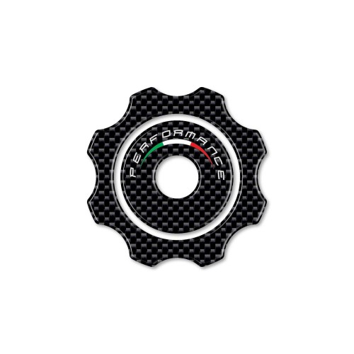 TAPÓN DE COMBUSTIBLE ADHESIVO 3D compatible para MOTO DUCATI HYPERMOTARD HYPERSTRADA