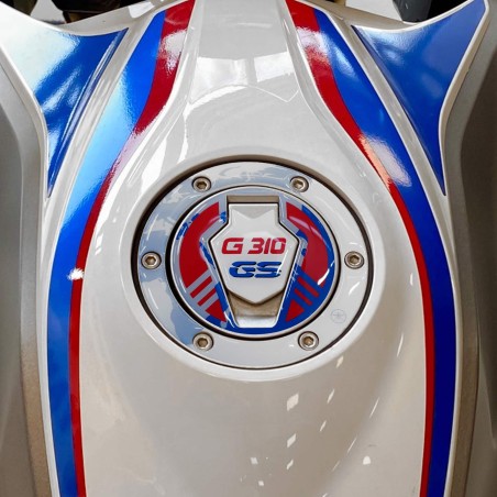 3D pegatina moto tapa de combustible compatible con BMW G 310 GS Sport 2017-2023