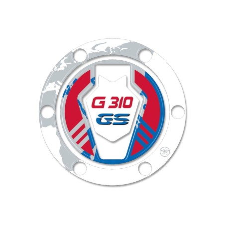 3D Aufkleber Motorrad Tankdeckel kompatibel mit BMW G 310 GS Sport 2017-2023