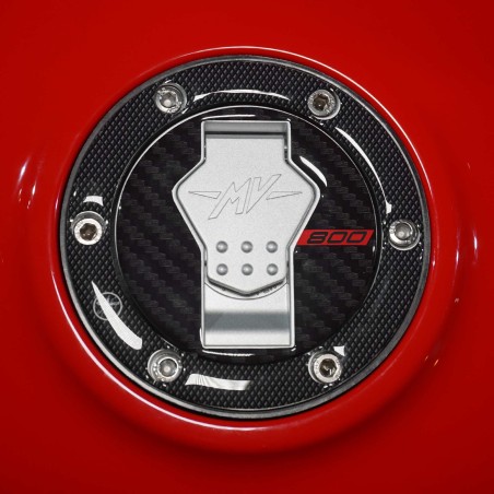 Adesivo 3D Tappo Serbatoio moto compatibile con Mv Agusta Dragster e Brutale