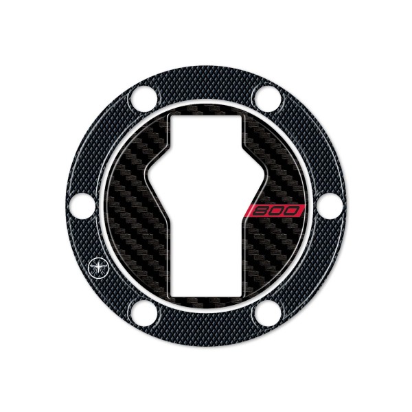 Adesivo 3D Tappo Serbatoio moto compatibile con Mv Agusta Dragster e Brutale