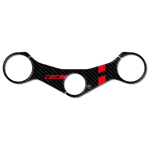 Adhesivo de gel 3D Placa de horquilla de dirección compatible con la moto Mv Agusta F3 2021 2