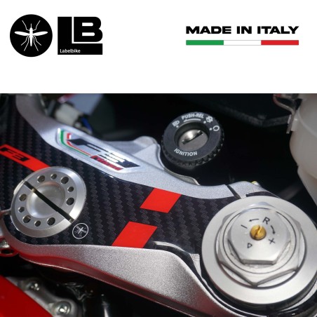 3D gel sticker Steering fork plate compatible with Mv Agusta F3 2021 motorbike