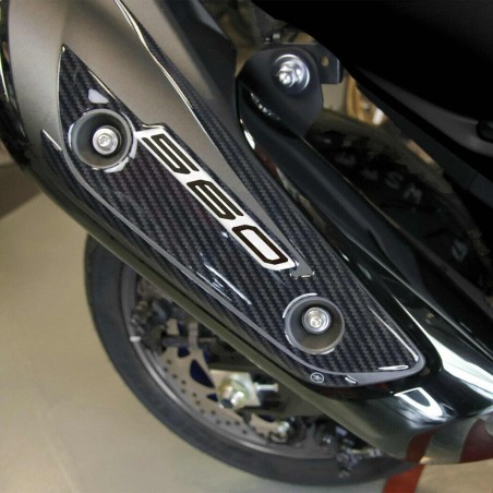 Adesivo gel 3D protezione carter marmitta compatibile Yamaha Tmax 560 2020-2025