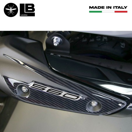 Adesivo gel 3D protezione carter marmitta compatibile Yamaha Tmax 560 2020-2025