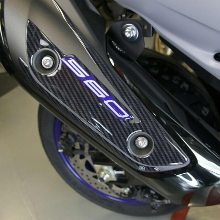 Adesivo gel 3D protezione carter marmitta compatibile Yamaha Tmax 560 2020-2025