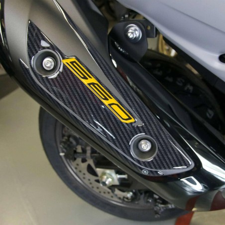 Adesivo gel 3D protezione carter marmitta compatibile Yamaha Tmax 560 2020-2025