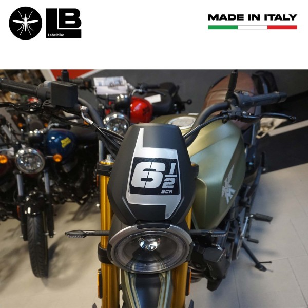 3D Gel Aufkleber Displayschutzfolie kompatibel mit Moto Morini SEIEMMEZZO SCR