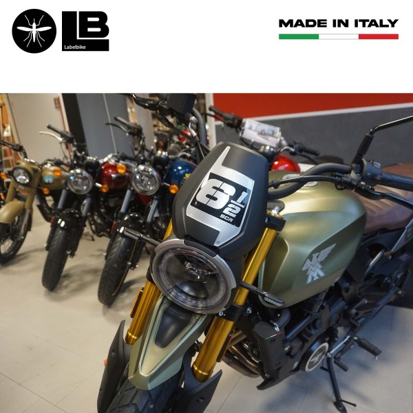 Adesivo gel 3D Protezione cupolino compatibile con Moto Morini SEIEMMEZZO SCR