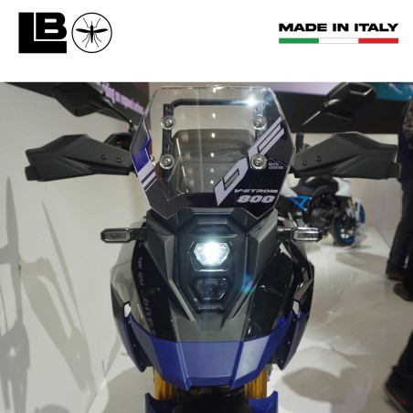 Adesivo Gel 3D Protezione cupolino moto compatibile con Suzuki V-Strom 800DE