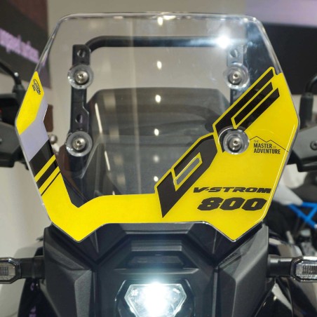 Selbstklebende Gel 3D Displayschutzfolie Motorrad kompatibel mit Suzuki V-Strom 800DE