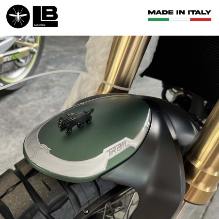 Adesivo gel 3D Protezione parafango compatibile con Benelli Leoncino 800 Trail