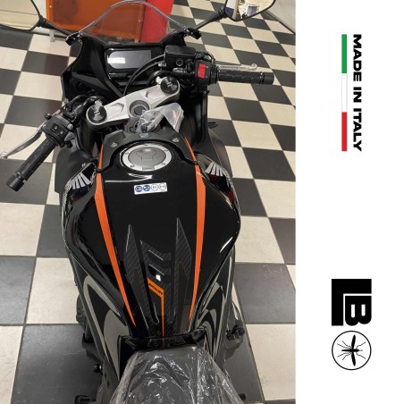 Adesivo Gel 3D Protezione Paraserbatoio moto compatibile con Honda CBR 650 R