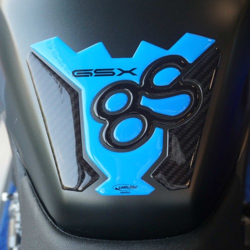 Adesivo Gel 3D Protezione Paraserbatoio moto compatibile con Suzuki GSX-8S