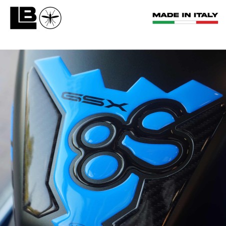 Adesivo Gel 3D Protezione Paraserbatoio moto compatibile con Suzuki GSX-8S