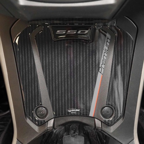 Adesivo Gel 3D Protezione Pedana scooter compatibile con Kymco Ak550 Premium