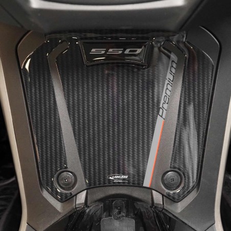 Adesivo Gel 3D Protezione Pedana scooter compatibile con Kymco Ak550 Premium