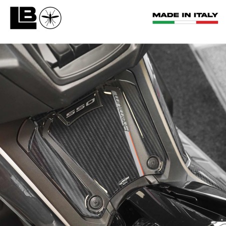 Adesivo Gel 3D Protezione Pedana scooter compatibile con Kymco Ak550 Premium