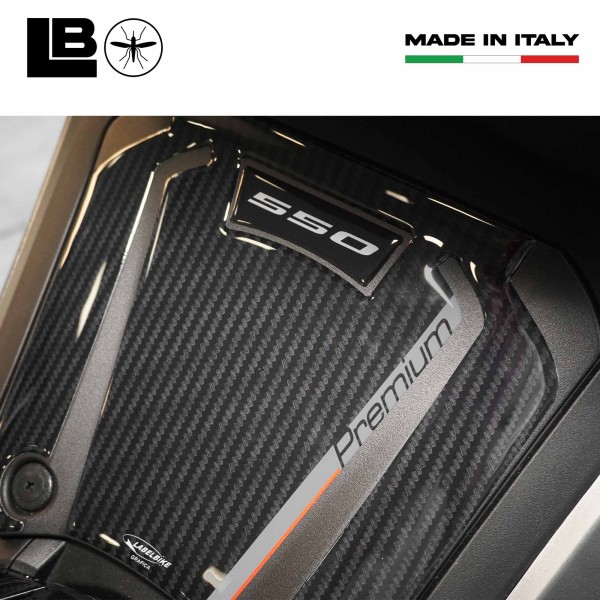 Adesivo Gel 3D Protezione Pedana scooter compatibile con Kymco Ak550 Premium