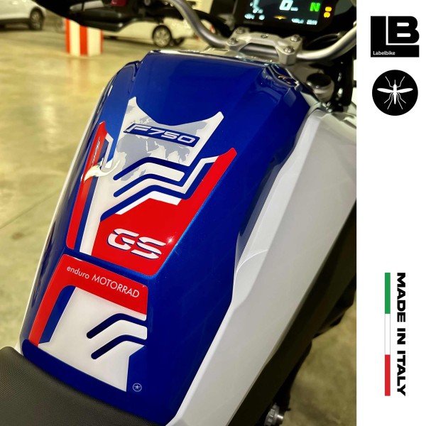 Adesivo Gel 3D Protezione Serbatoio Moto compatibile con Bmw F750 GS 2021-2023