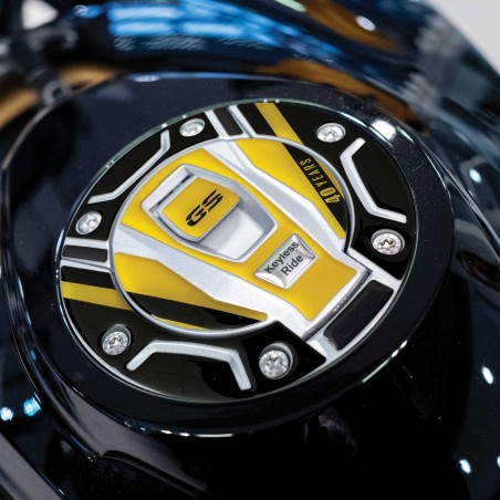 Keyless Key Cap Schutz 3D Gel Aufkleber kompatibel mit Bmw 40th Anniversary