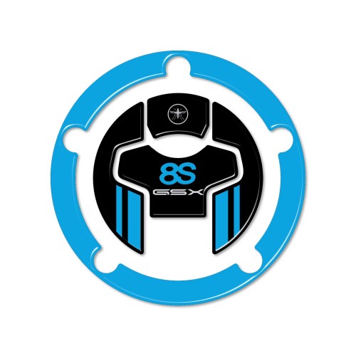 Gel adhesivo 3D Tapa del tanque protección moto compatible con Suzuki GSX-8S 2