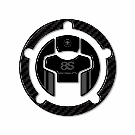 Adesivo Gel 3D Protezione tappo serbatoio moto compatibile con Suzuki GSX-8S