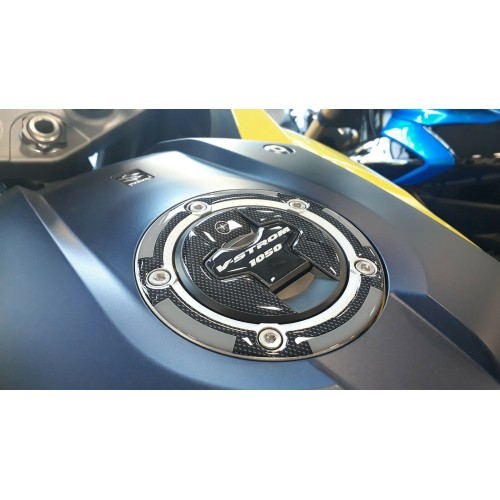 ADESIVO GEL 3D PROTEZIONE tappo SERBATOIO MOTO compatibile SUZUKI V-STROM 1050