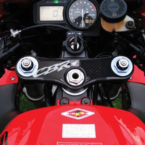 Kleber Honda Lenkblechschutz Motorradgabel CBR 900rr 2000-03 weiß