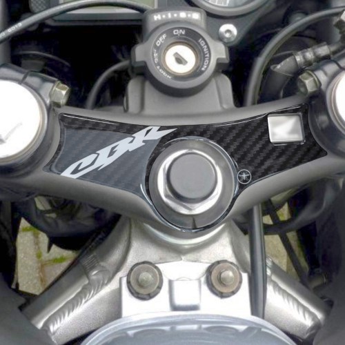 Honda pegatina placa de dirección protección moto Cbr600f honda logo blanco